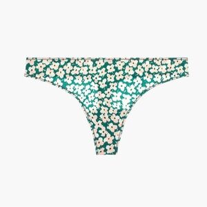 4/$25 Madewell Cotton-Modal Thong in Morning Posies